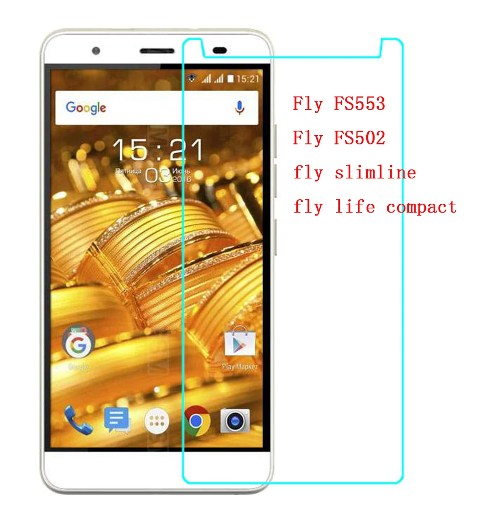 

Tempered Glass For Fly FS553 Cirrus 9 5.5 inch Screen Protector For Fly FS502 Cirrus 1/FS 502 FS 553 for slimline life compact