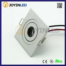 5 шт./лот белый квадрат мини светодиодные точечные потолочные светильники AC85-265V 3 Вт под светодиодные лампы для Кабинета