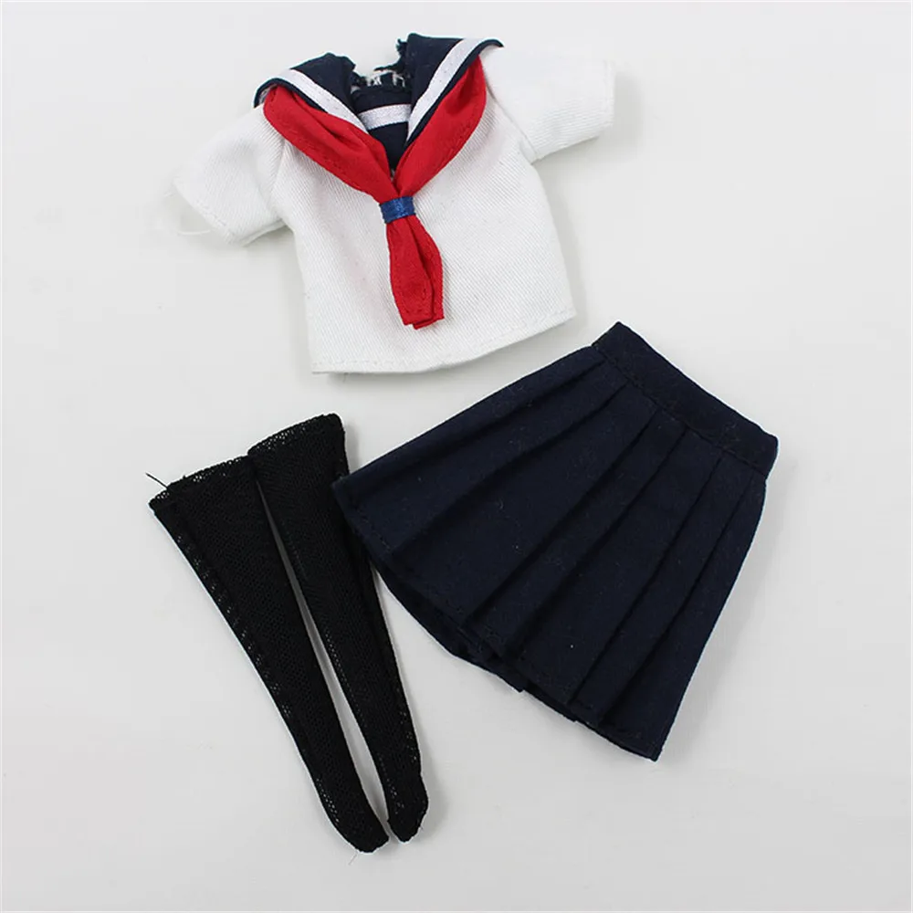 

Blyth doll clothes suitable for 1/6 doll school uniform, Sailor suit uniform, with legging