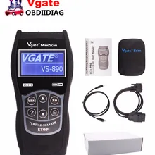 VGATE VS 890 OBD2 автомобильный диагностический сканер, автомобильный диагностический инструмент VGATE VS890 OBDII EOBD, устройство считывания двигателя для диагностики автомобиля