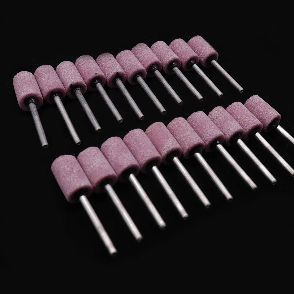 20pc 3*12*20 Assorted Ceramic Mounted Point Grinding Stone Head Wheel