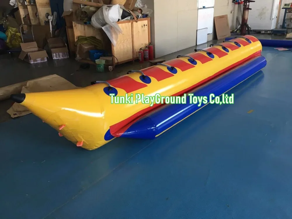 Надувная лодка-банан с водными Шагающими шариками, 6 мест, рыбацкая лодка, дрифтерная лодка, моторная надувная лодка