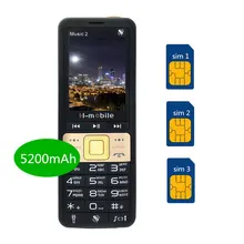 Real 5200 mAh power bank сотовый телефон супер музыка громкий звук двойной динамик три SIM мобильный телефон роскошный телефон H-mobile iMusic 2