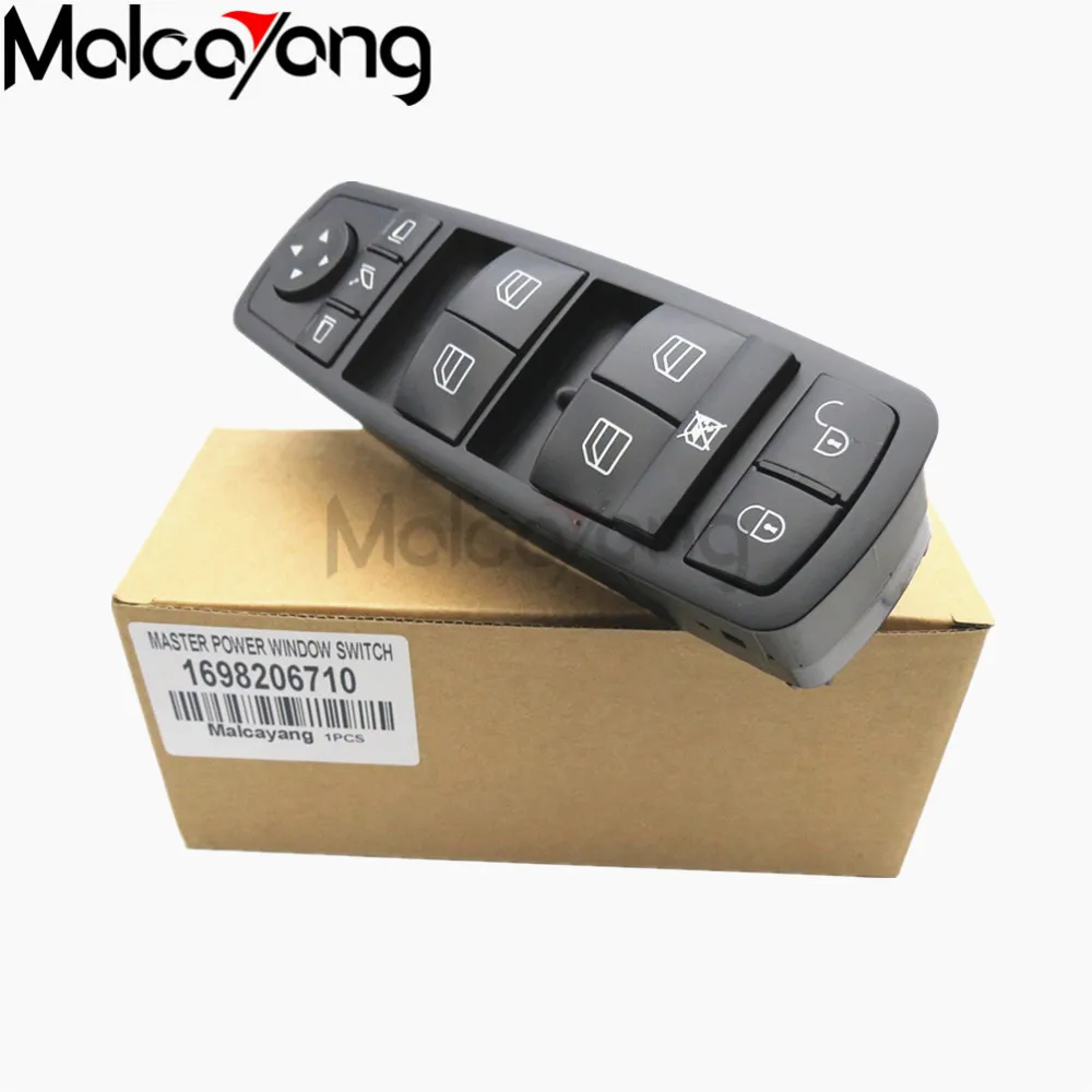 Главный выключатель стеклоподъемника 1698206710 для Mercedes-Benz B-Klasse W245 W169 A-Klasse 169 820 6710