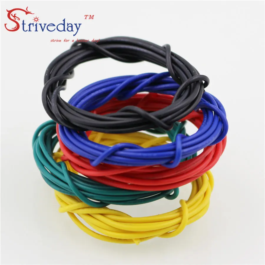 5 м/лот 16.4ft 26 AWG 3 FT UL 1007 кабель электрические провода гибкий многожильный