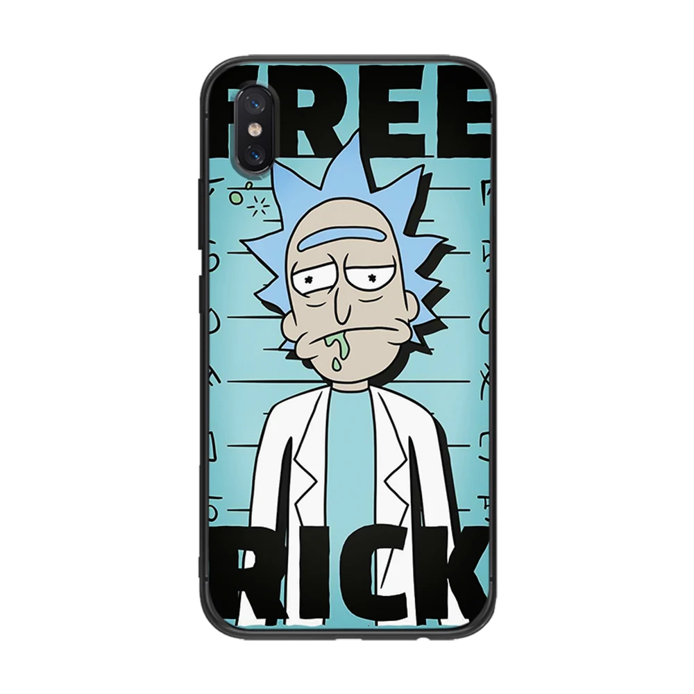 Мягкий ТПУ чехол Rick and Morty для Xiaomi Redmi Mi6 8 9 A1 A2 F1 Plus 5/5 M8 Lite силиконовый задней панели
