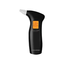 Портативный прибор для проверки на алкоголь Цифровой тестер на алкоголь с 4 мундштук