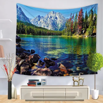 

Landscape Mural Tapestry 3D Printing Room Wall Decoration Protect Eyes Beach Bedspreads Wall Tapestries Tablecloths Good Mood