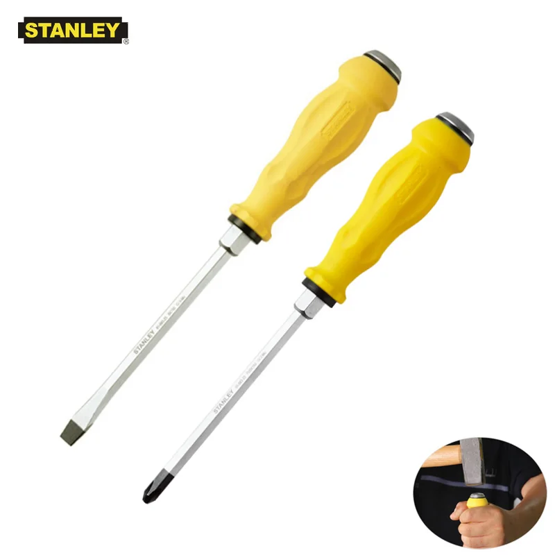 Set of 8PC Magnet Tip Screwdriver Set Hammer Head Phillips and Slotted Flat Head