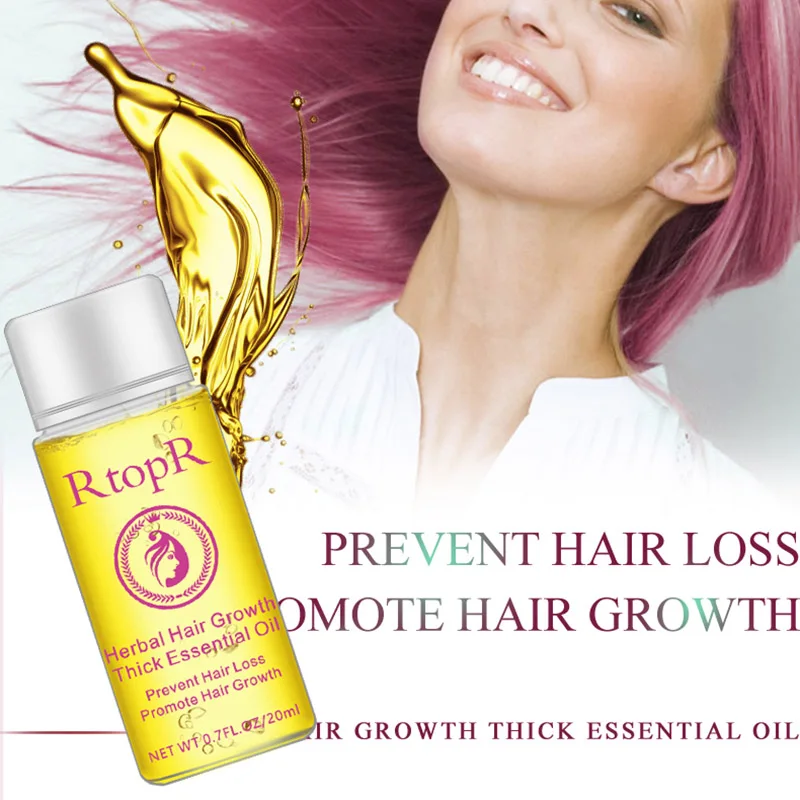 

Hot sale 20ml Hair Growth Thick Essential Oil Hair Scalp Care Treatment for Men Women