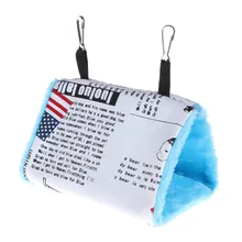  Pet Parrot Nest Hammock Hanging Cave Cage Warm Winter Birds Cage Bed Toys Hamster House Bird Supplies 4 Colors C42 