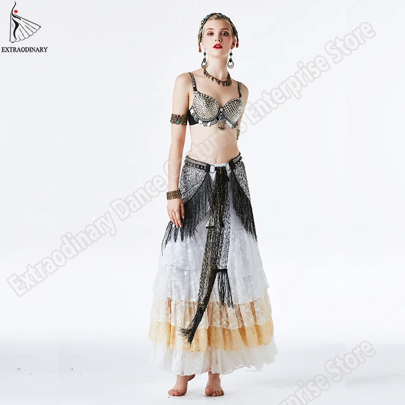 Бюстгальтер для Танцев Живота Цыганский пояс Женский Bellydancing Племенной АТС стиль