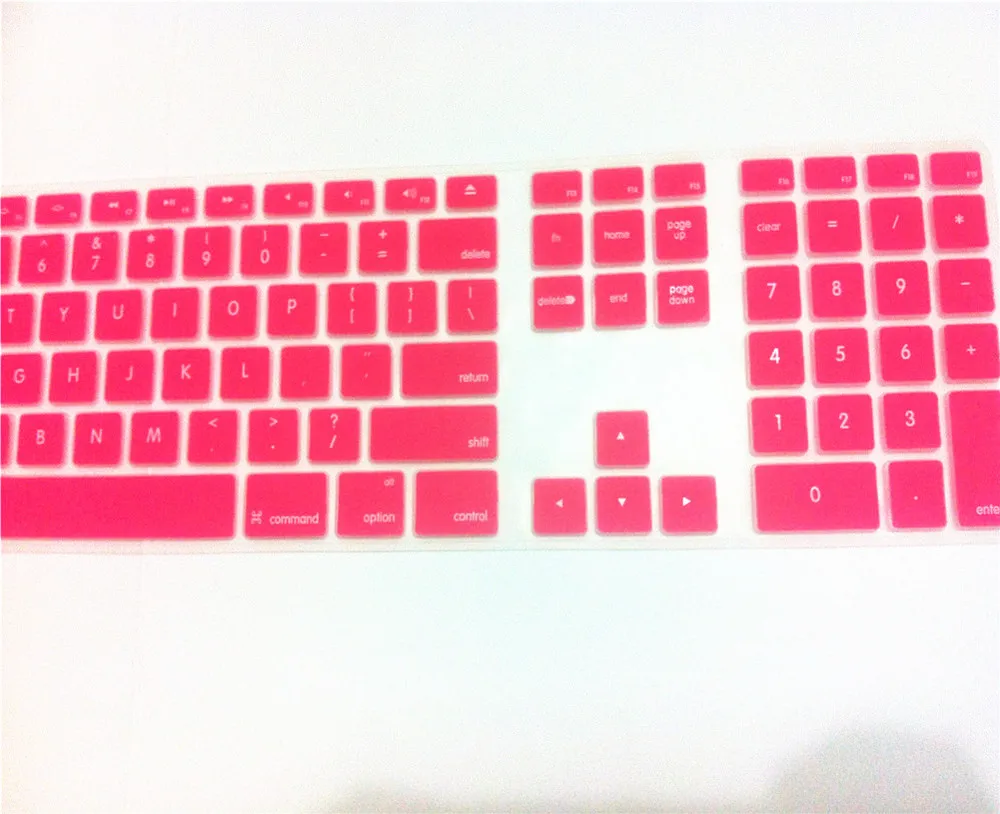 Per Apple Imac G5/G6 Del Computer Desktop Di Colore Della Tastiera Del Silicone Della Copertura Della Protezione Della Pelle Con Un Tastierino Numeric