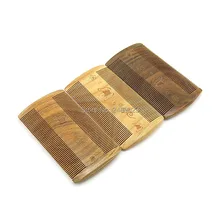 Высококачественное натуральное зеленое сандаловое дерево резная бабочка бутик-расческа подарок для девочек Антистатическая расческа спутанные инструменты для волос 20 шт./партия