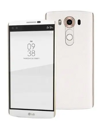 Разблокированный LG Dual SIM V10 H961N 2 sim 3G и 4G GSM Android телефон шестиядерный ram 4 Гб 5," 16 МП 64 Гб rom wifi gps мобильный телефон - Цвет: white