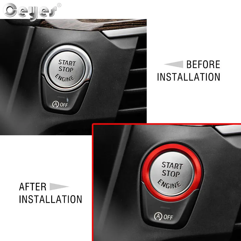Start Engine Button Ring for BMW (5)