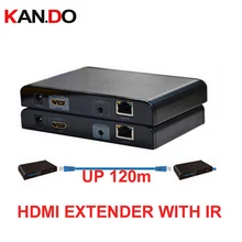 373IR hdmi-удлинитель Протокола по Cat5e/6 с ИК(hdmi-удлинитель Протокола по lan) до 120 м HDMI удлинитель HDMI коробка аудио видео адаптер