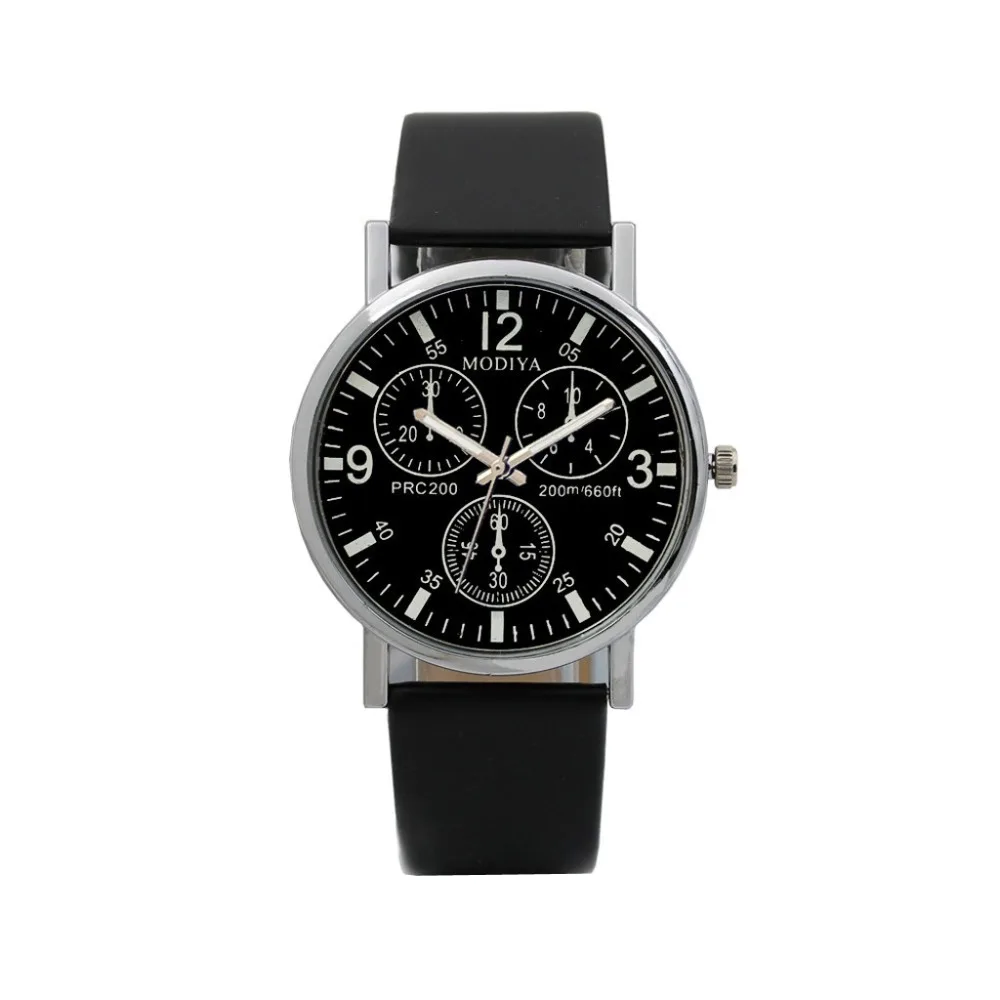 Mens Watches Luxury Brand Men's Quartz Watch Three Eye
