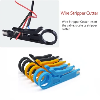 

Mini Portable Wire Stripper Knife Crimper Pliers Crimping Tool Cable Stripping Wire Cutter Multi Tools Cut Line Pocket Multitool
