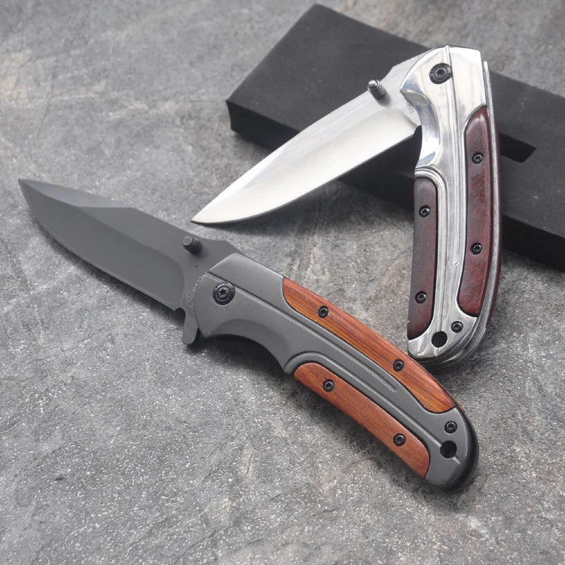 

High performance Handmade 440C steel Hunting Knife Camping Survival Knife Fixed Blade Tactical Knife wood handle knives