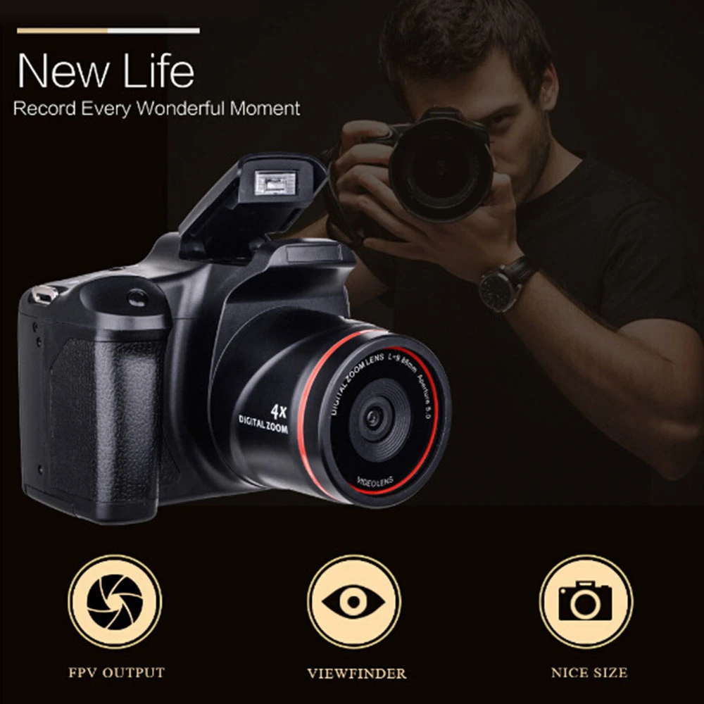 Cewaal Professional Digital Video Camcorder Digital Camera 1200W Optical Zoom 4X DVR Photography Photo CMOS Gift