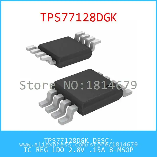 Бесплатная Доставка 1 Шт./лот TPS77128DGK IC REG LDO 2.8 В. 15A 8 MSOP 77128 TPS77128|shipping door to door|shipping
