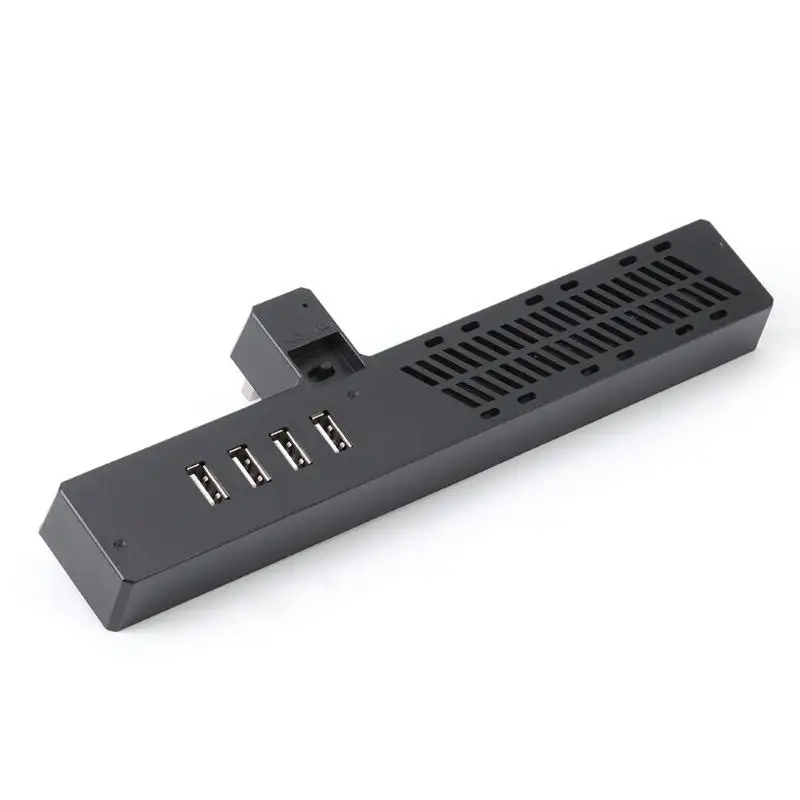 

External Silence Cooling Pad 3 Cooler Fans with 4 USB Hub Ports Charging Hub For Microsoft Xbox One Console Controllers Black