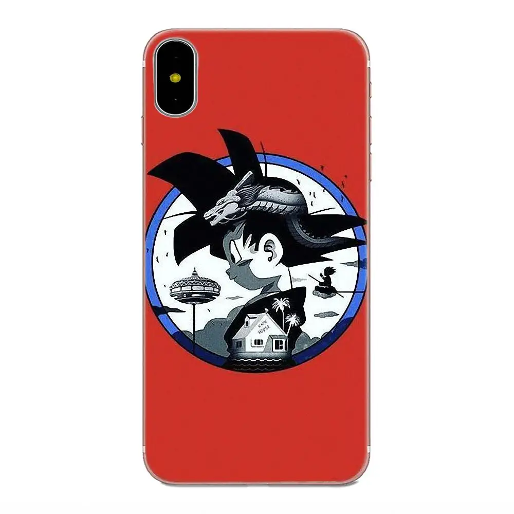 Для Apple iPhone X XS Max XR 4 4S 5 5C 5S SE 6 6S 7 8 Plus TPU чехол для телефона Dragon Ball Z Anime