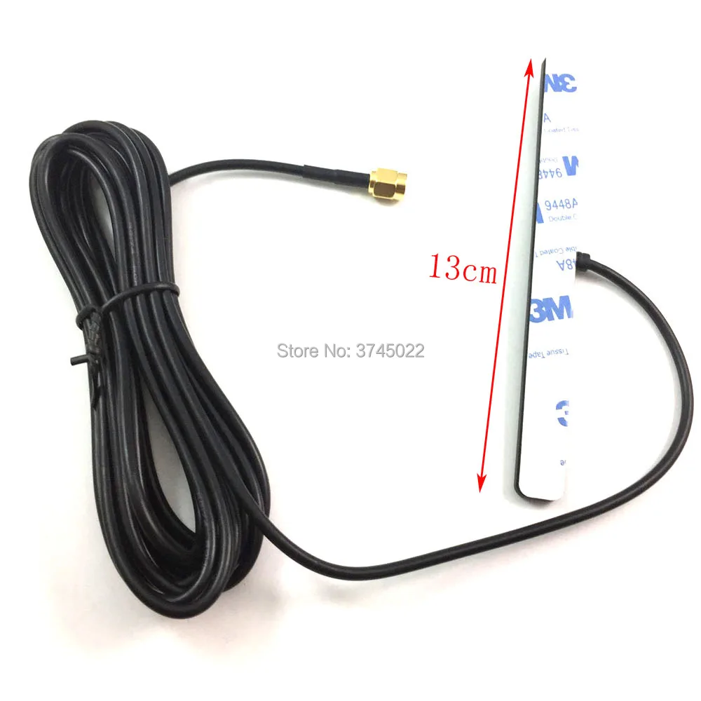 5 шт. 3G антенна Gsm Gprs патч антенны 8DBI с Sma коннектором 3 м RG174 кабель &quotT&quot