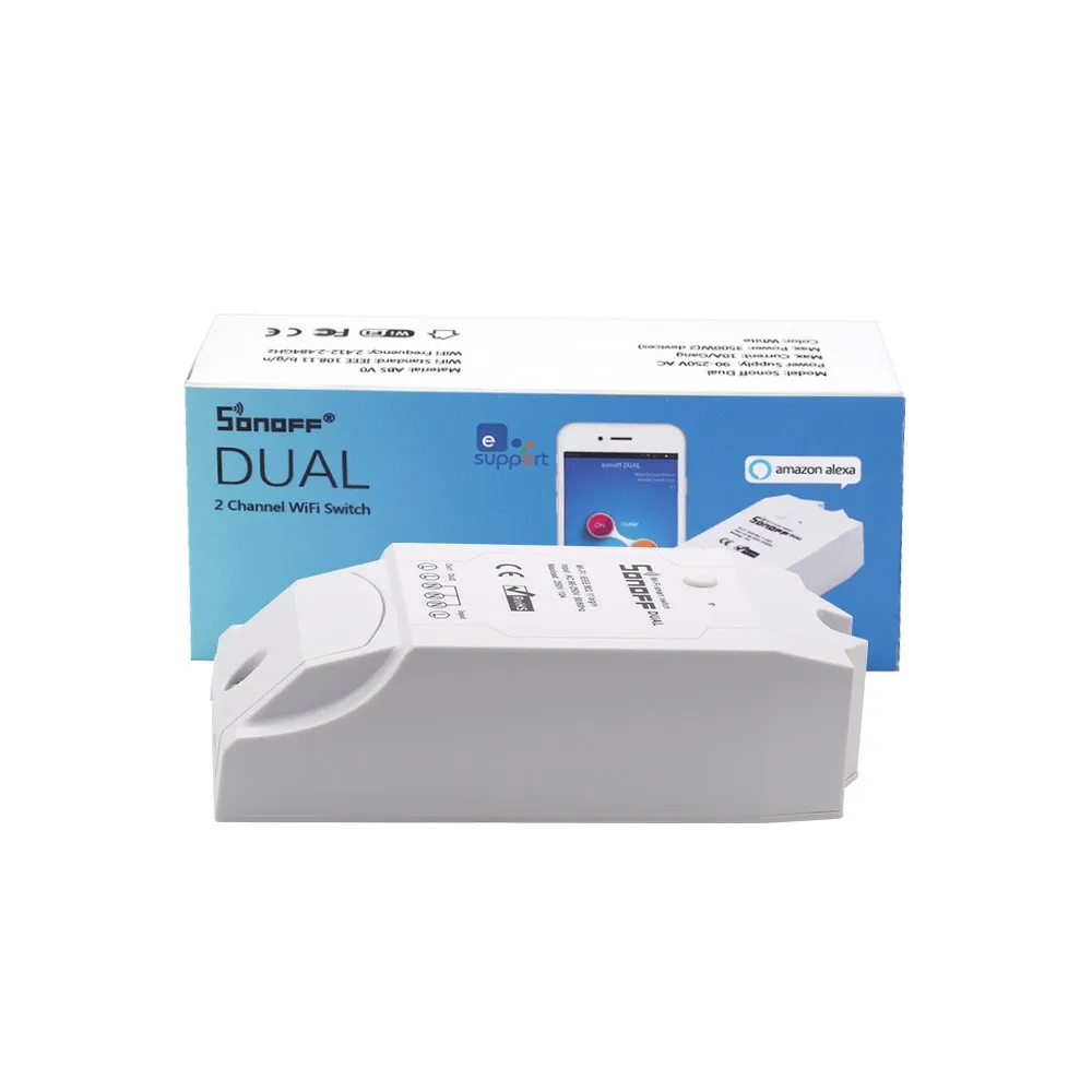 3 шт. Sonoff Dual 2ch Wifi освещение переключатель управления несколькими устройствами