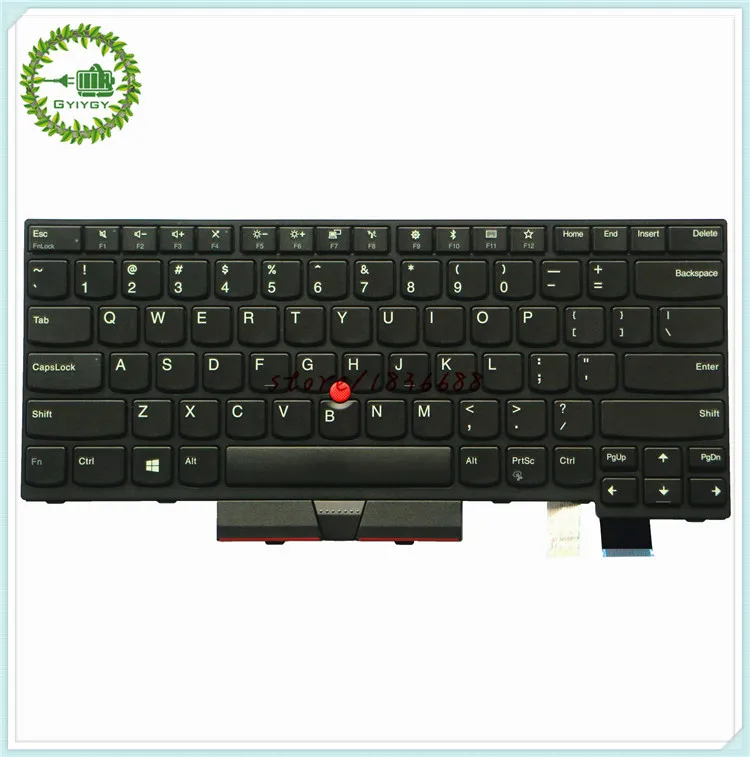 Клавиатура GYIYGY для ноутбука Lenovo ThinkPad T470 T480 без подсветки (не подходит T470s T470p T480s