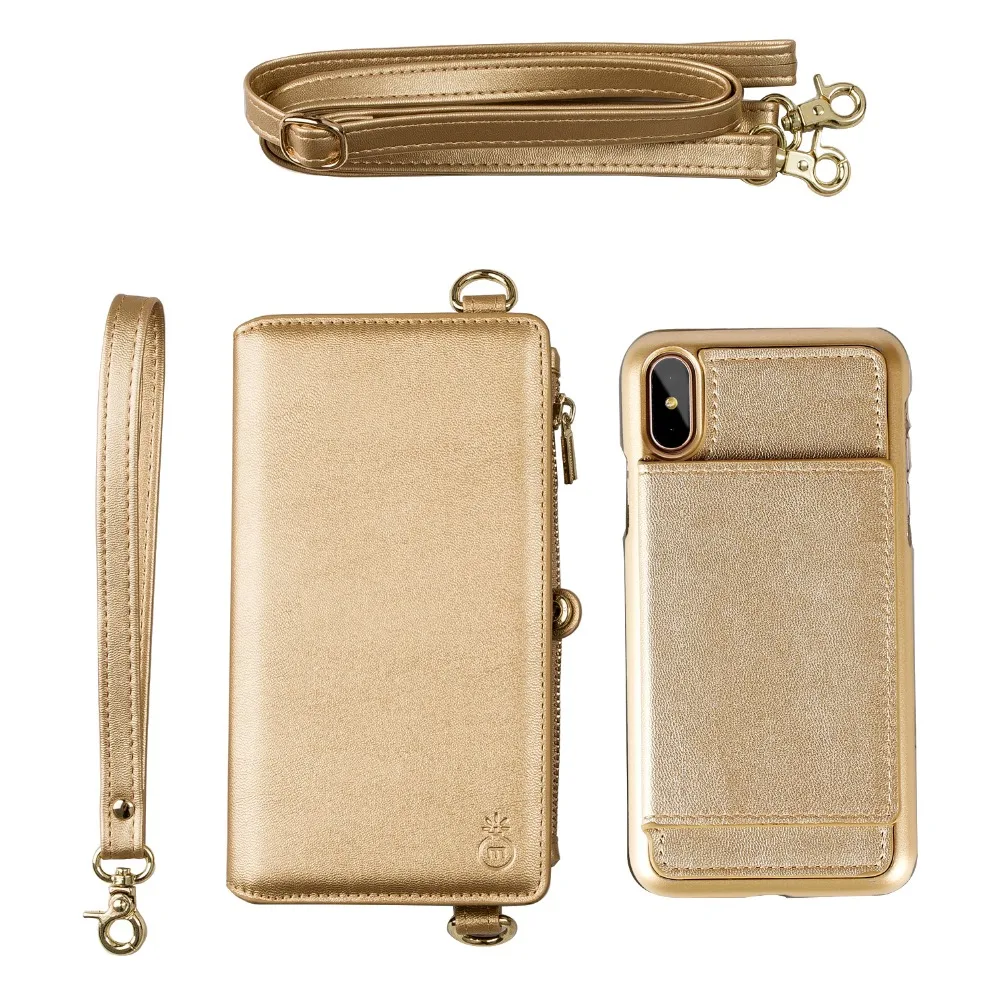 

NEW Luxury Women Wallet Phone Bag Leather Case For iPhone X 7 Plus Fashion Girl hone Bag Flip Case Cover for iphone 8 Plus 6 6s