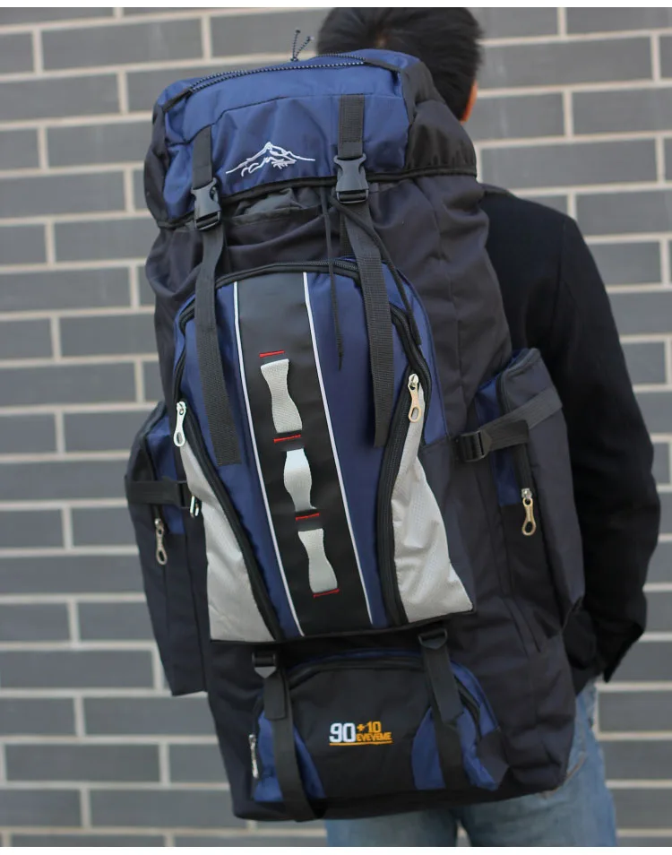 Bolsas de Esportes à Prova Mochila dos Homens para Mulheres 100l ao ar Grande Mochila Livre Dwaterproof Água Náilon Caminhadas Acampamento Escalada Pesca Bolsa Xa769a 17 de esportes à prova dwaterproof água náilon