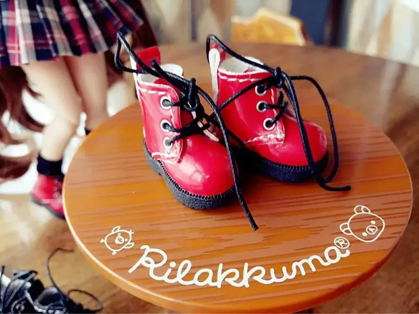 1 пара; модные 1/6 Ботинки martin; обувь для куклы Blyth для Licca, Pullip, Azone, 1/8 BJD Doll
