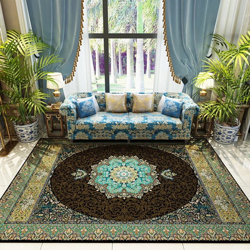 Индийский персидский мягкий ковер для гостиной, спальни, кухни, коридора, пола, ковер, украшение дома, кабинет, обеденный ковер, журнальный столик, ребенок