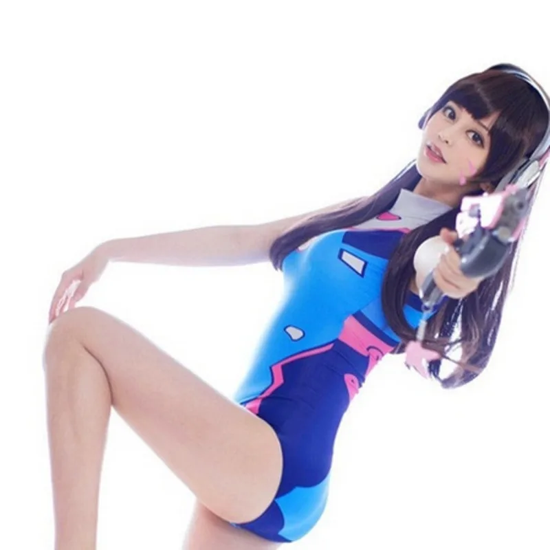 Сексуальный купальник Overwatch OW D.Va купальный костюм дизайнерский цельный игровой