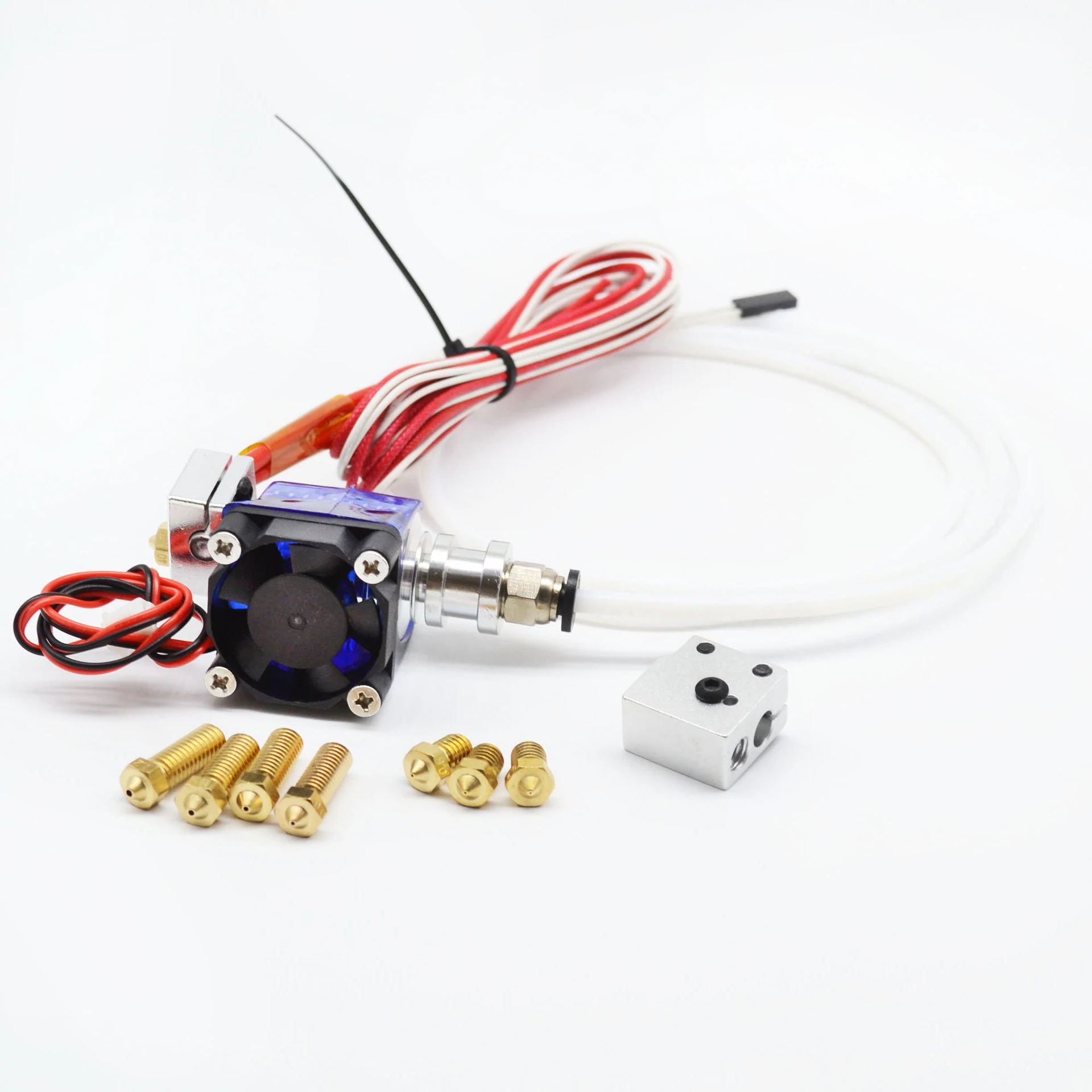 3D принтер Bowden e3d V6 remote J head Hotend Печатная головка экструдер с охлаждающим