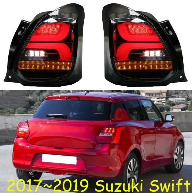 2 шт. бампер лампа для фара для Suzuki swift~ 2019y автомобильные аксессуары Фара DRL swift задние фары Ходовые фары, противотуманные фары - Цвет: 2pcs taillight