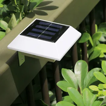 

LED Solar Powered Wall Light 4 LED Waterproof Outdoor LED Fence Garden Pathway Gutter Spot Light