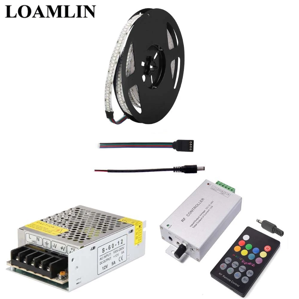 Светодиодная лента RGB 2835SMD 234 светодиодов/м гибкий свет с 18 клавишами музыкальный