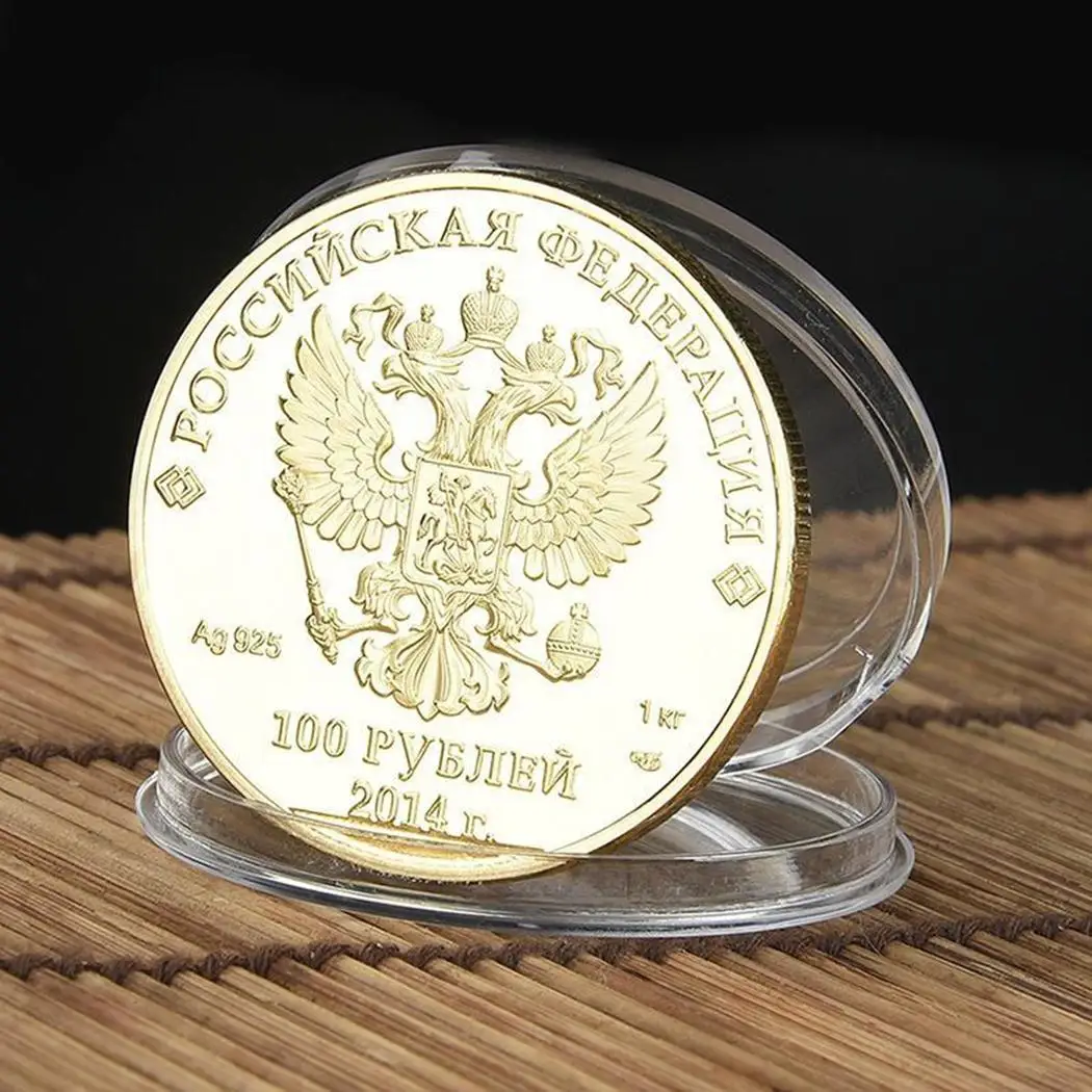 Commemorative Coin American Two-Headed Dragon Emblem Chinese National
