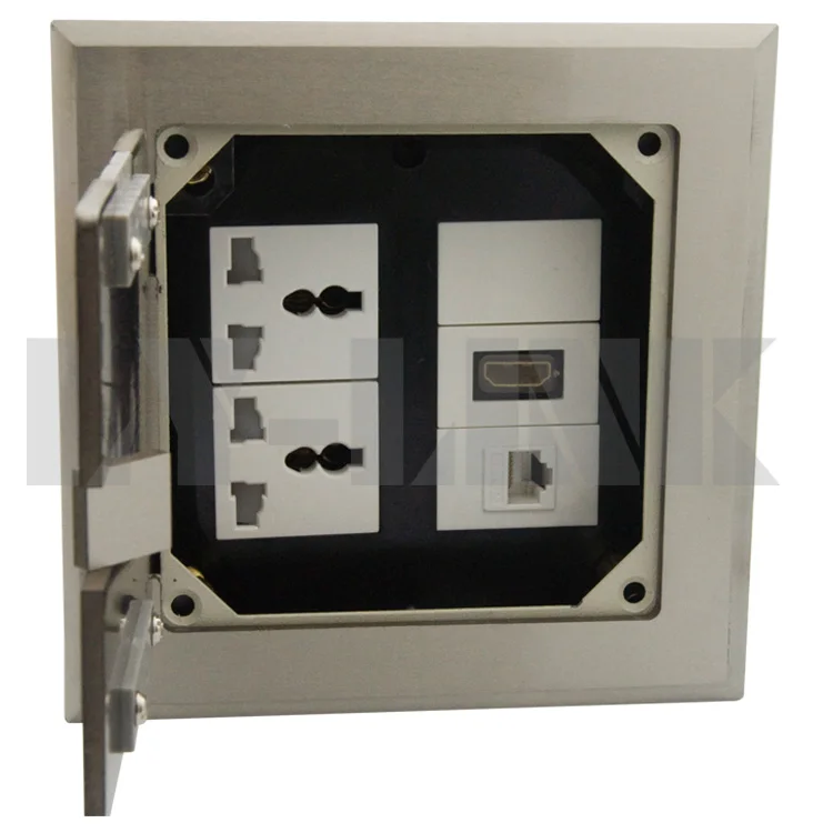 

Floor socket with hdmi rj45 and AC power free design (Ground Socket)