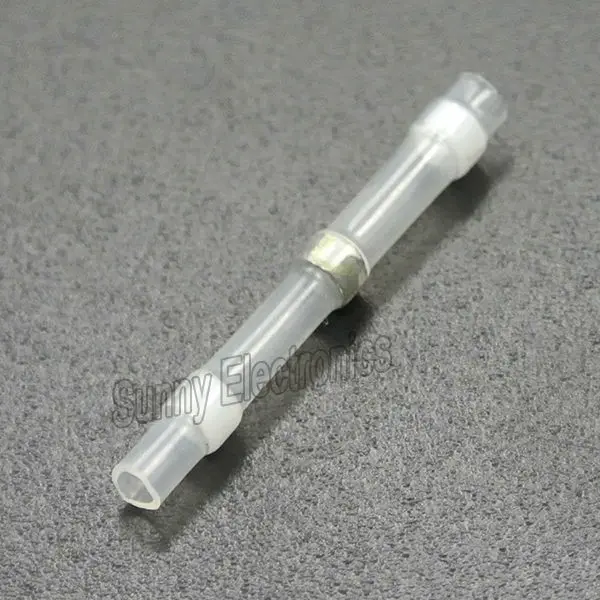 100X Waterproof Heat Shrink Connector 26-24GA White Solder Seal Crimp Terminals