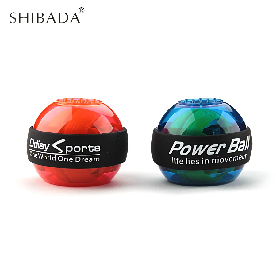 SHIBADA Luminous Super Gyro Arm Wrist Ball Gyroscope Roller Force Ball