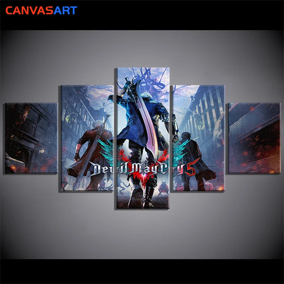 Devil May Cry 5  Video Game 24 X 14 Inch Home Decoration Poster
