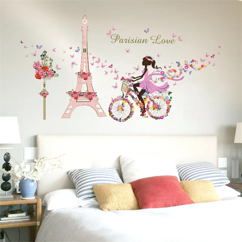Aliexpress.com : Buy Paris Love Flower Butterfly Fairy