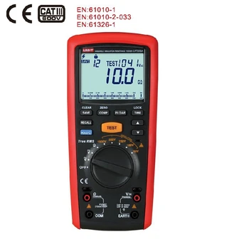 

1000V Digital Handheld True RMS Megger Insulation Resistance Meter Tester Multimeter Ohm Voltmeter UNI-T UT505A Megohmmeter