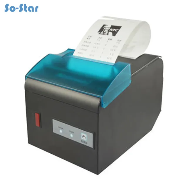 Best Price Kitchen 80mm Receipt Printer Waterproof Oilproof High Speed Printing Ethernet POS Wall Mounted Thermal Receipt Printer
