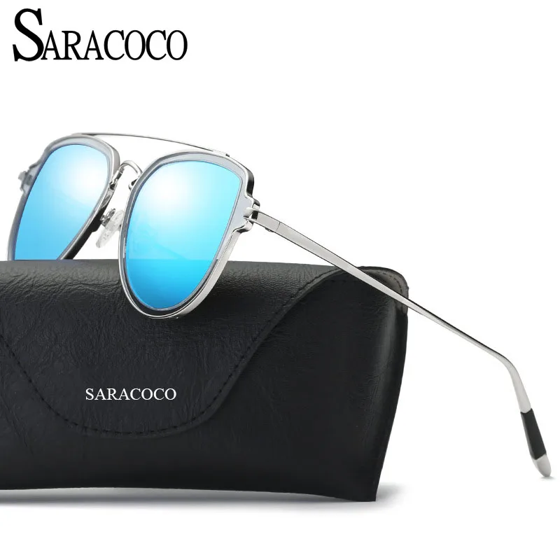 

SARACOCO Fashion Brand Designer Polarized Driving Sunglasses Women 2017 New Vintage Shades Eyewear Glasses for Men Oculos CO15