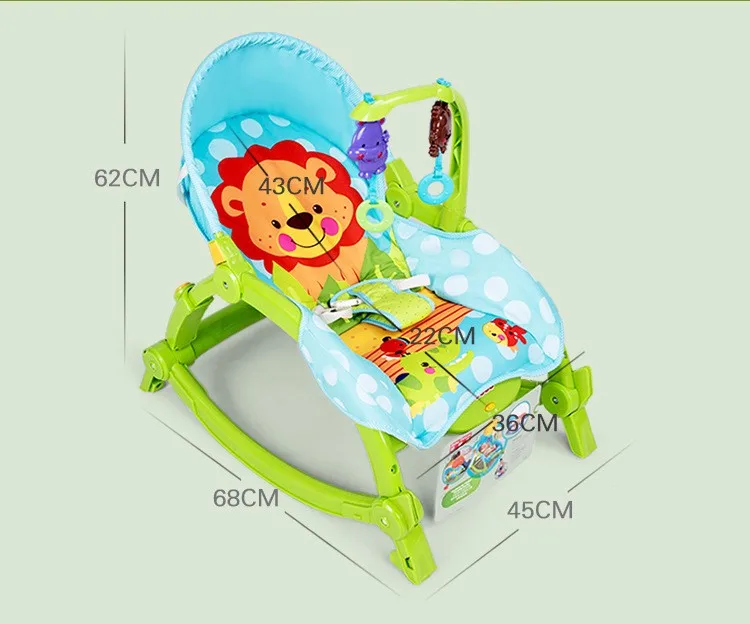 Babythrone новорожденных кресло-качалка Многофункциональный складной электрические маленьких вышибала кресло Колыбель